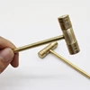 Micro Mini Multifunction Brass Craft Hammer Hand Tools for Ideal for Watchmaker Jewelers & Walnut 17.5cm/7incheS 3