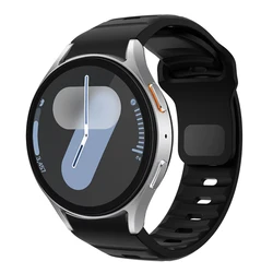 Silicone Sport Band for Galaxy Watch - Versatile and Stylish Bracelet Strap (Black)