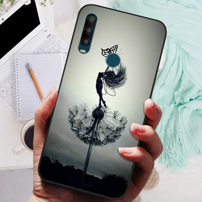 Cartoon Soft Silicone TPU Astronaut Flower Cute Phone Case Back Cover