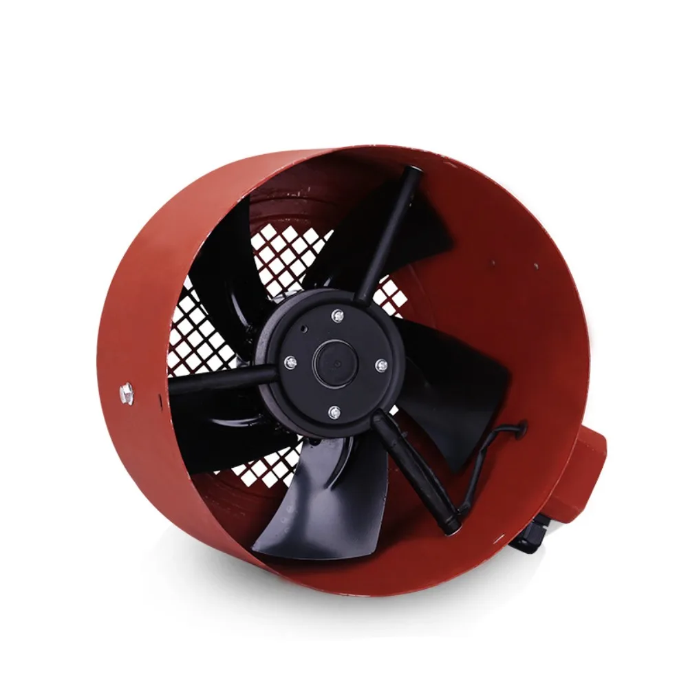 Axial Fan Airflow High Speed Industrial Exhaust Fan Powerful Motor Cooling Fan External Rotor Axial Flow Blower 380V, Low Noise