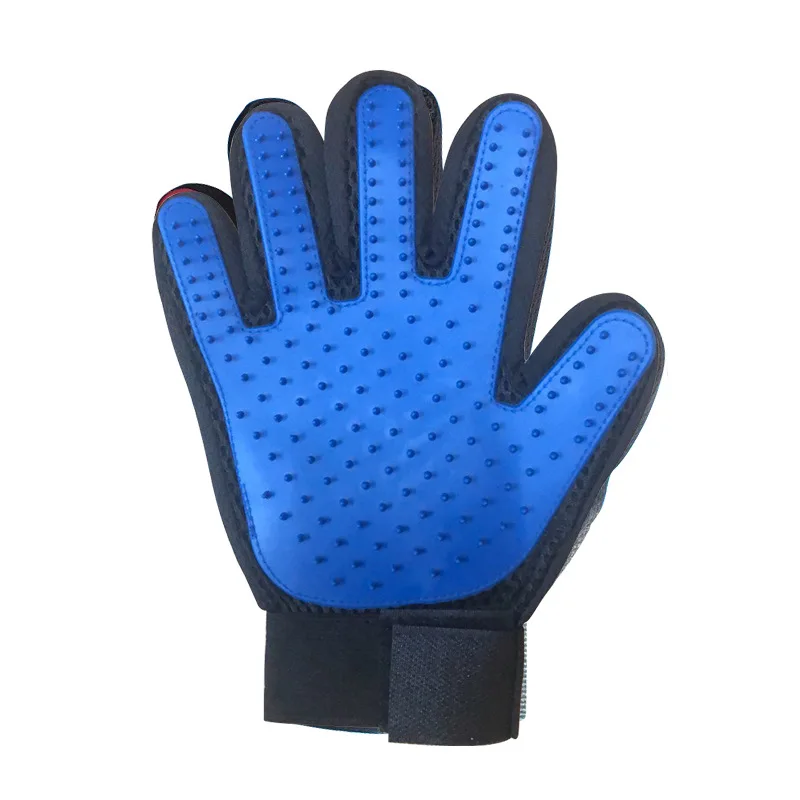 1pc Katzen haar entfernen Handschuhe Gummi Haustier Schönheit Reinigung Pflege effektive Massage Hund Kämme schwimmende Bürste 6 Farbe