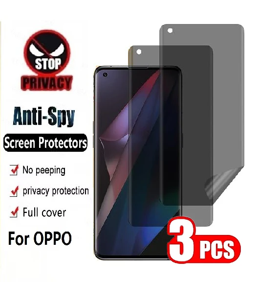Enhanced Privacy Hydrogel Screen Protector - 3 Pack