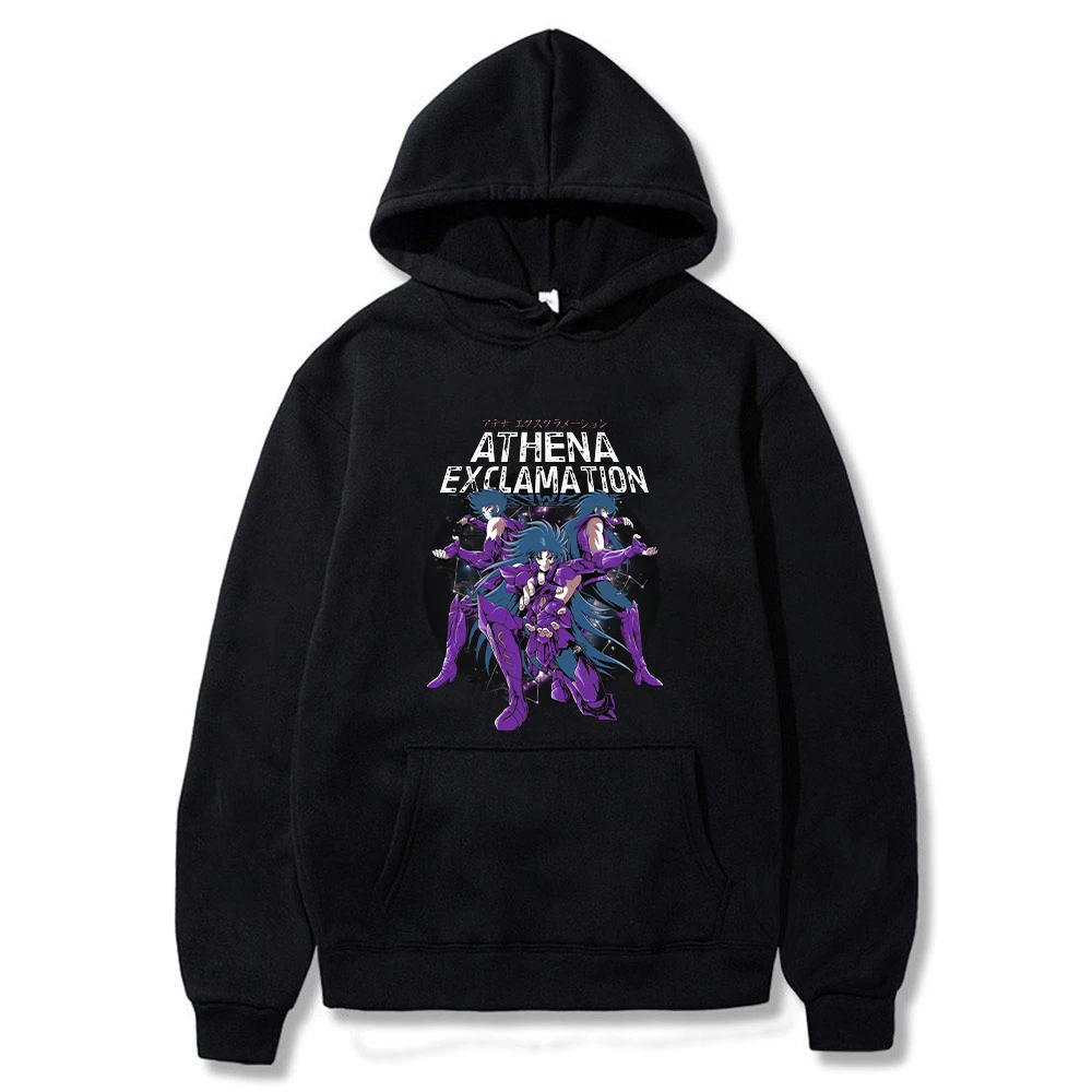 

2024 Men's Saint Seiya Sweater Knights Of The Zodiac Saint Seiya 90s Anime Pure Cotton Winter Hoodie Japanese Streetwear