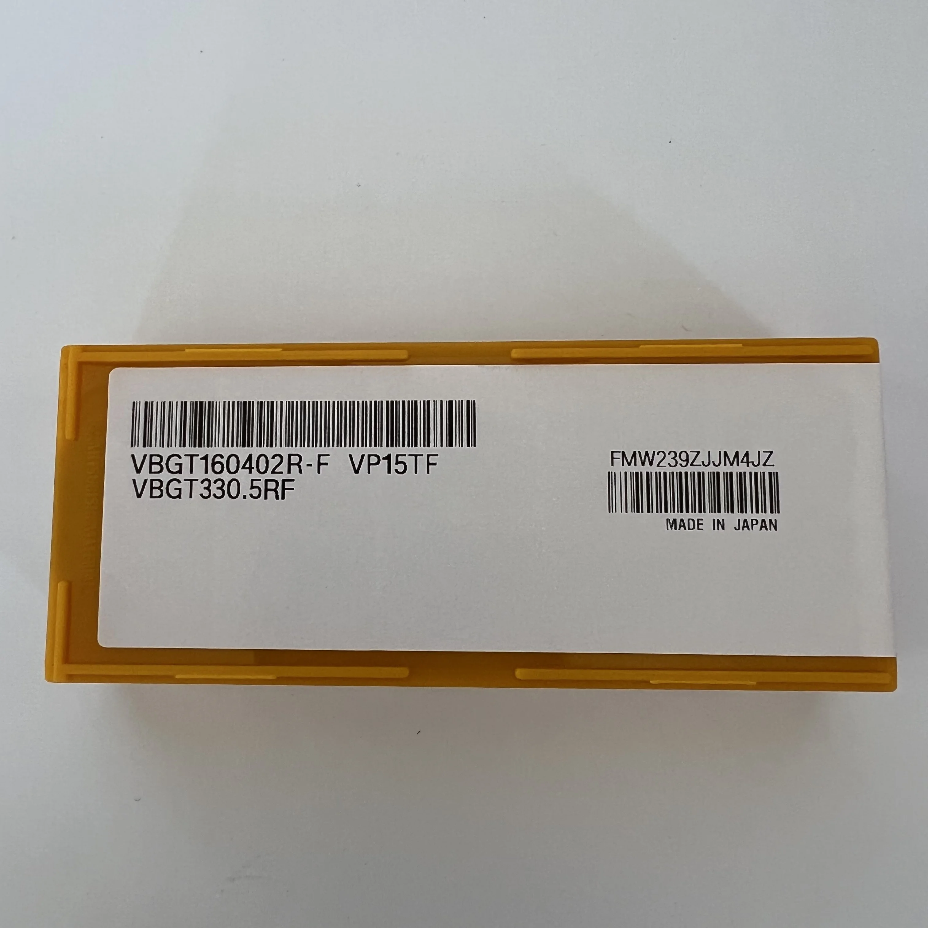 VBGT160402R-F VP15TF Original CNC blade