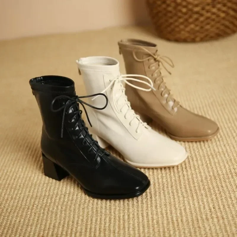 UN3D. ROUND TOE SHORT BOOTS ベージュ　38 UN3D. ROUND TOE SHORT BOOTS ベージュ 38 Womens Glitter