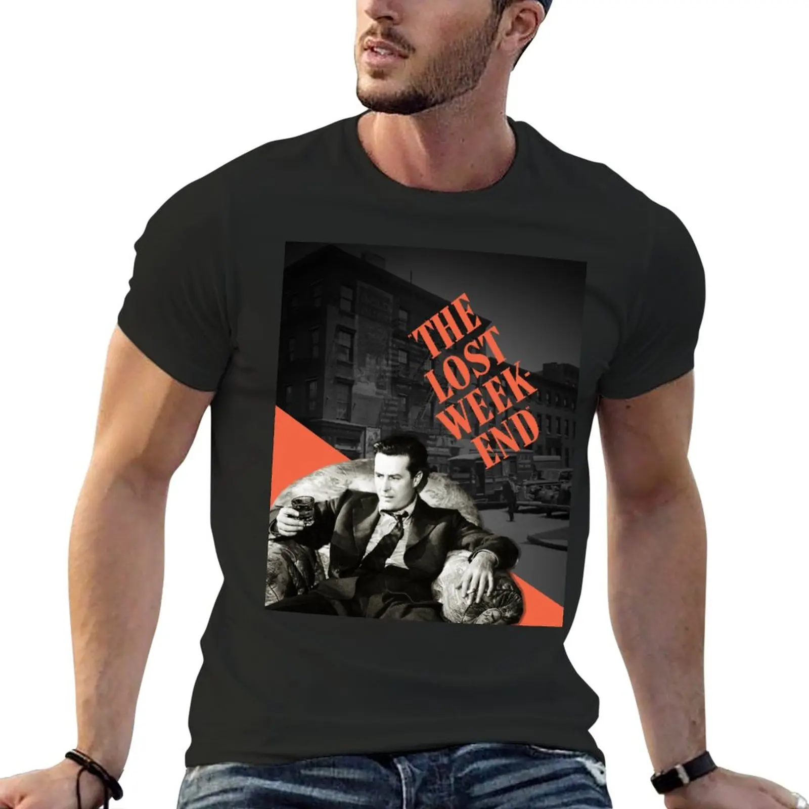 

New The Lost Weekend - Billy Wilder T-Shirt Anime t-shirt quick drying shirt Short sleeve tee men