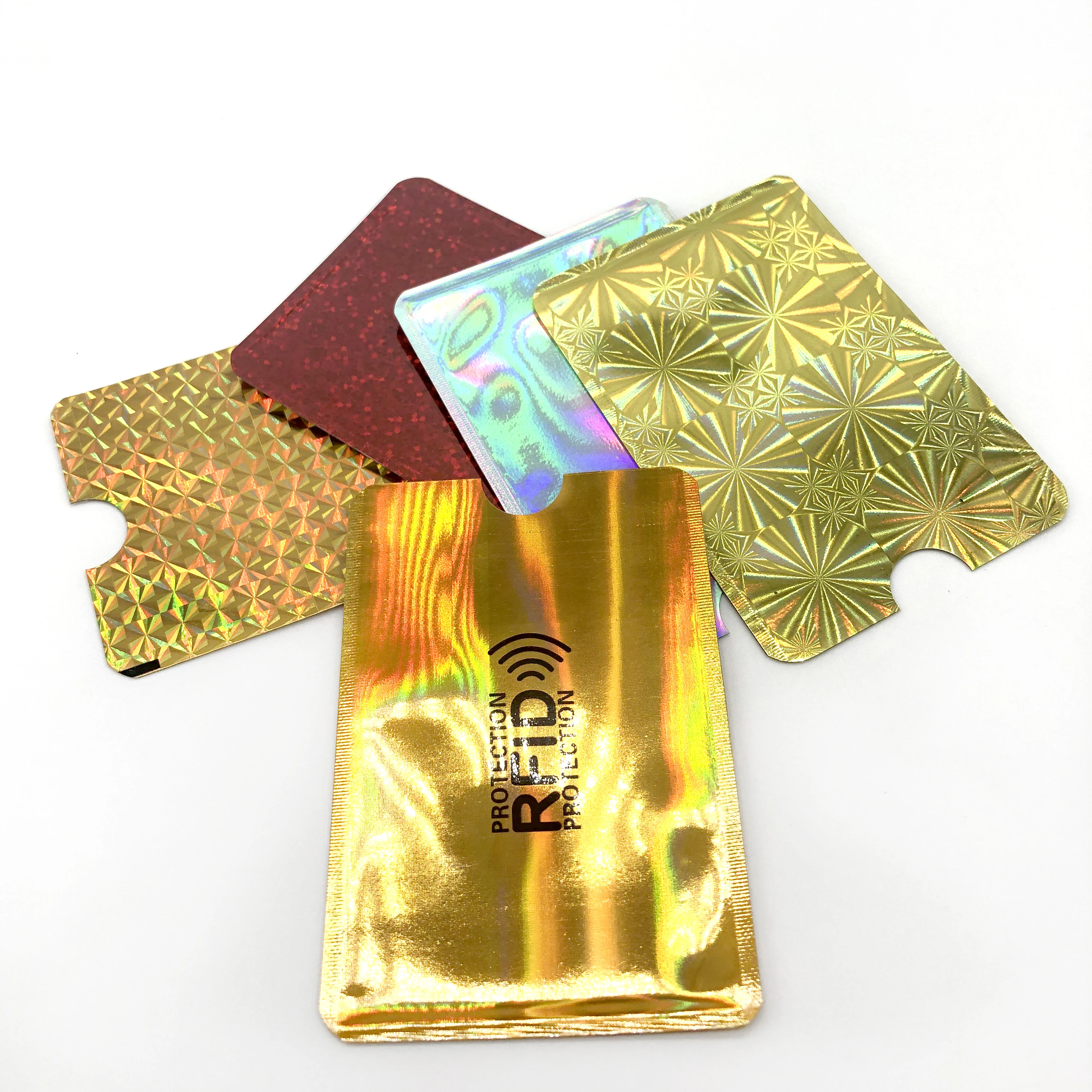 5-Piece Slim Anti-Theft RFID Blocking Card Holder Set
