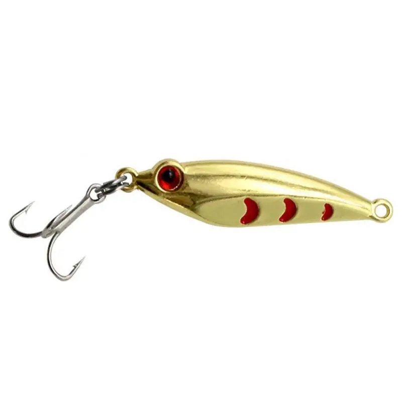 Fishing Lure 1/3/5 Pcs Mini Fishing Lure Spoon Metal Lures Spinnerbait Minnow Small Fish Single Hook Jig Stream Trout Baits