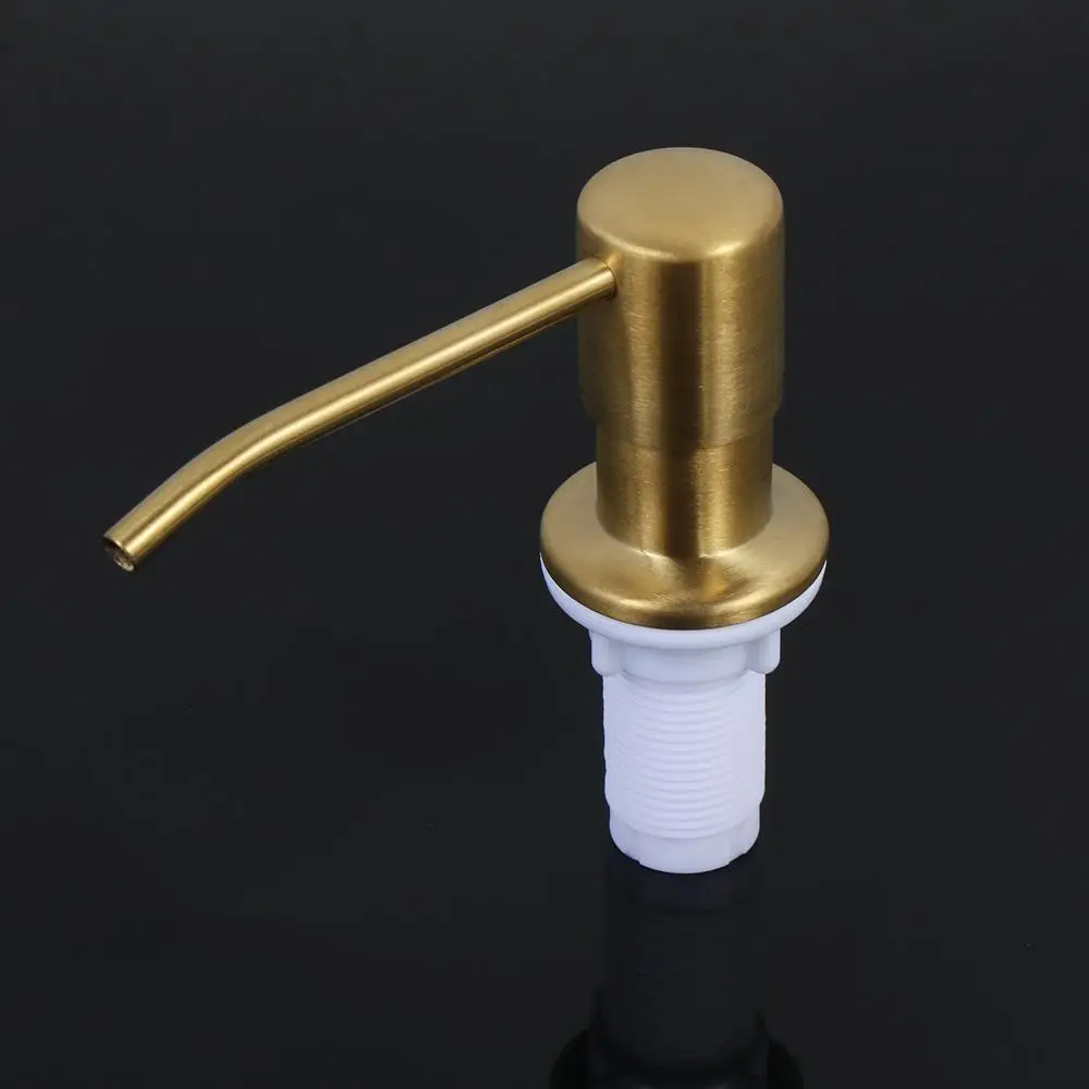 Muiltcolor Sink Soap Dispenser Household Stainless Steel Lotion Storage Bottle Liquid Hand Wash Bathroom Tools Kitchen Supplies