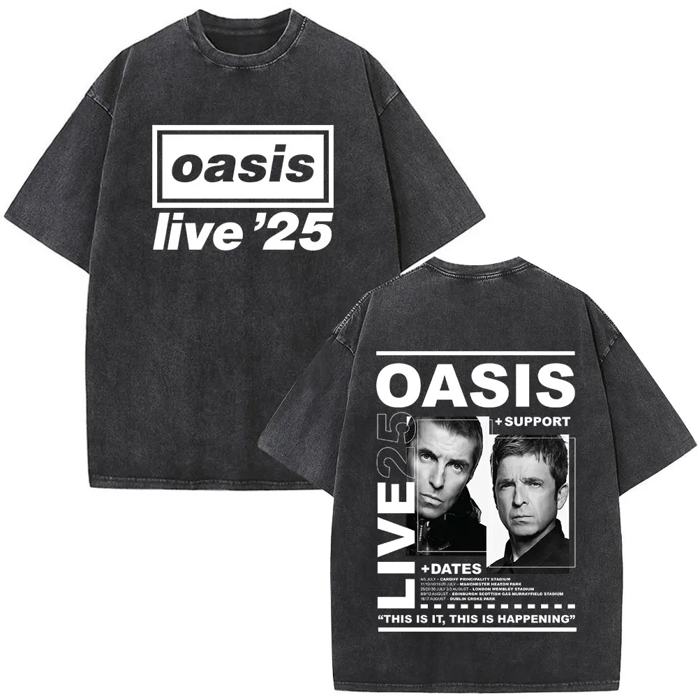 ◆正規品◆oasis live '25 Don't Look〜　Tシャツ　L Rock Band O-Oasis Live 25 Tour Don't Look Back in Anger T