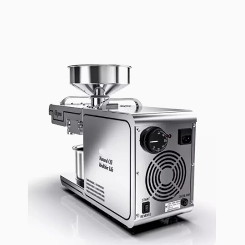 220V/110V Heat Cold Home Oil Press Machine For Pressing Olive Oil Coconut oil Soy Bean Press Machine High Oil Extraction Maker 4