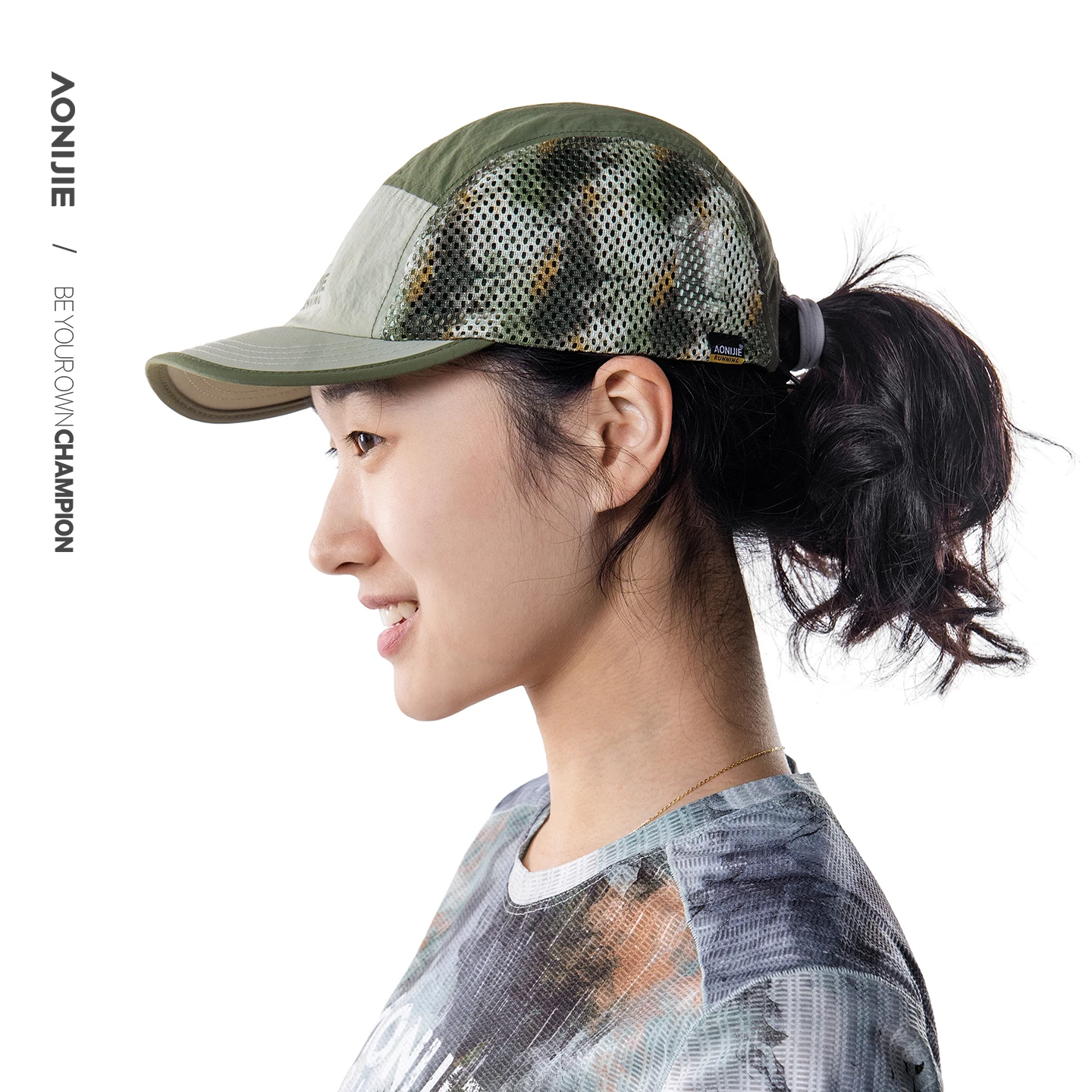 AONIJIE 야외 러닝 캡, 자외선 차단 야구 모자, 통기성 햇빛 가리개, 마라톤, 헬스장용, 속건성