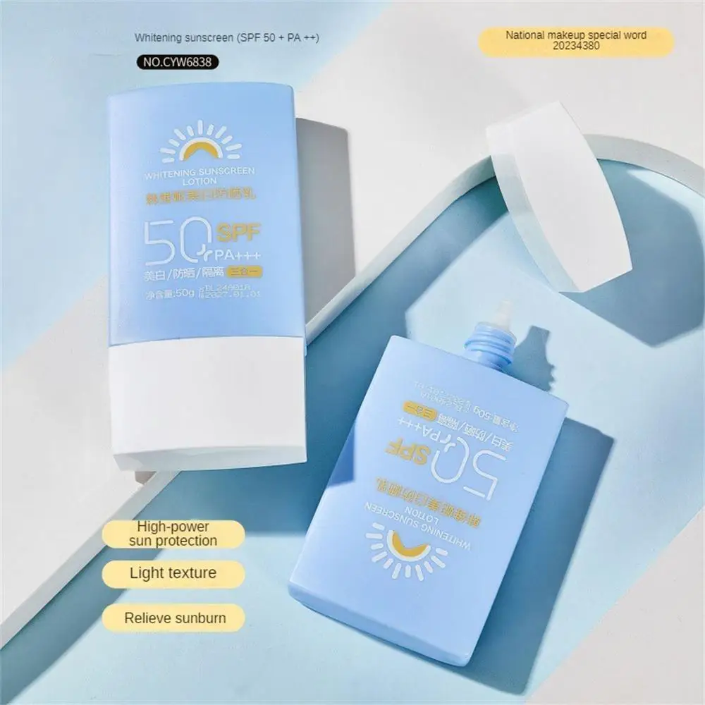 

SPF0A+ Sunscreen Cream Gel Isolation Lotion Men Women Long Lsating Moisturizing Whitening Waterproof Protector Solar Cream Tool