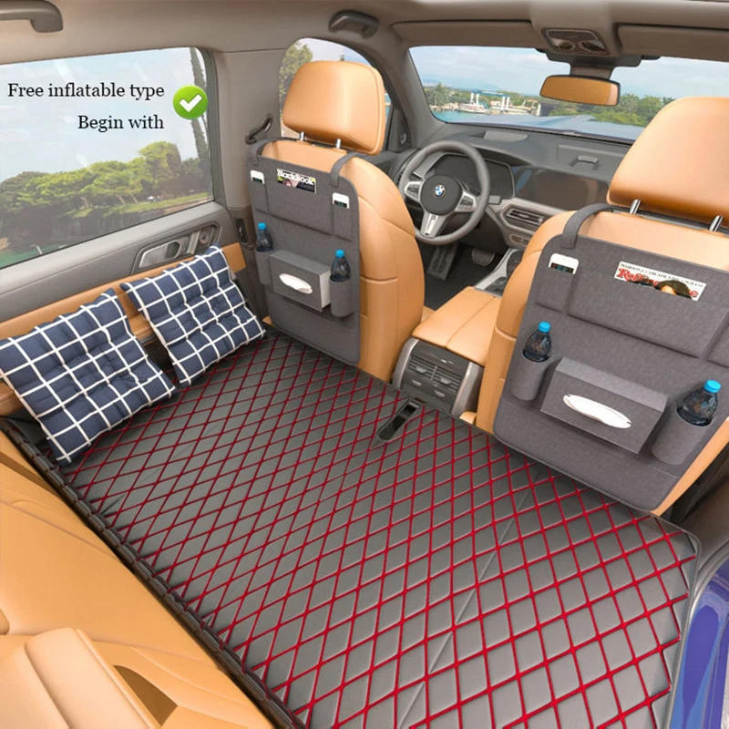 Car Noninflatable Bed Car Back Seat Sleeping Mat Travel Mattress Car