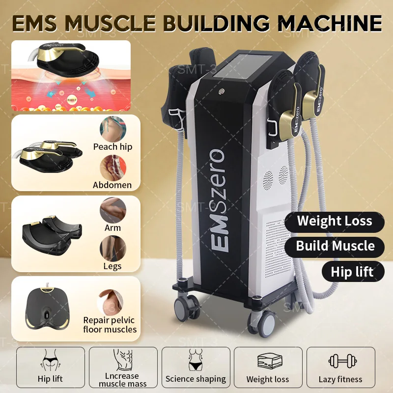 

EMSzero NEO RF Machine 2024 Profesional EMS Body Sculpting Muscle Stimulation Fat Removal 4 RF Handle EMSSLIM HIEMT PRO