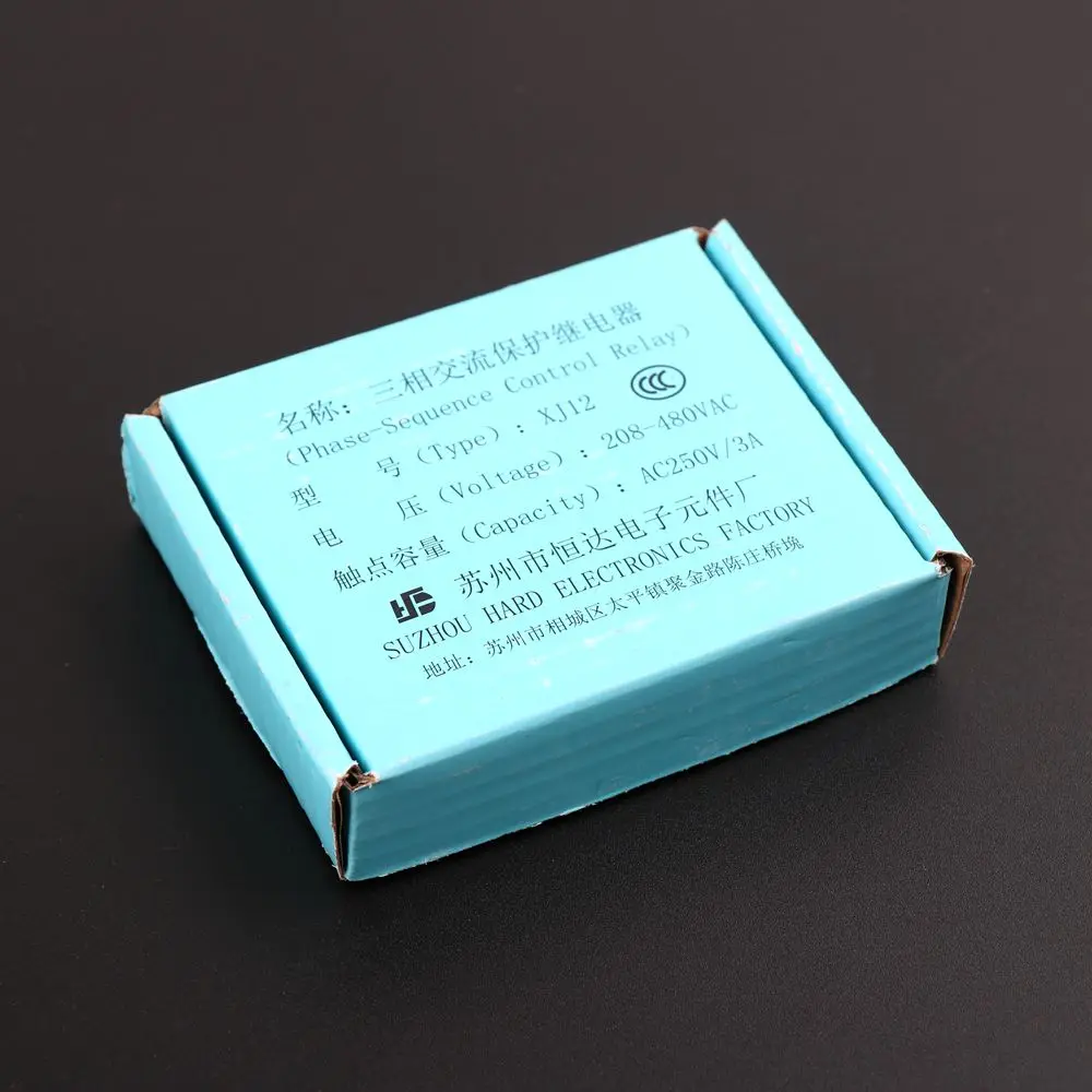 1pcs Phase-Sequence Control Relay XJ12 suzhou hard electronics factory Elevator Relay Lift Parts