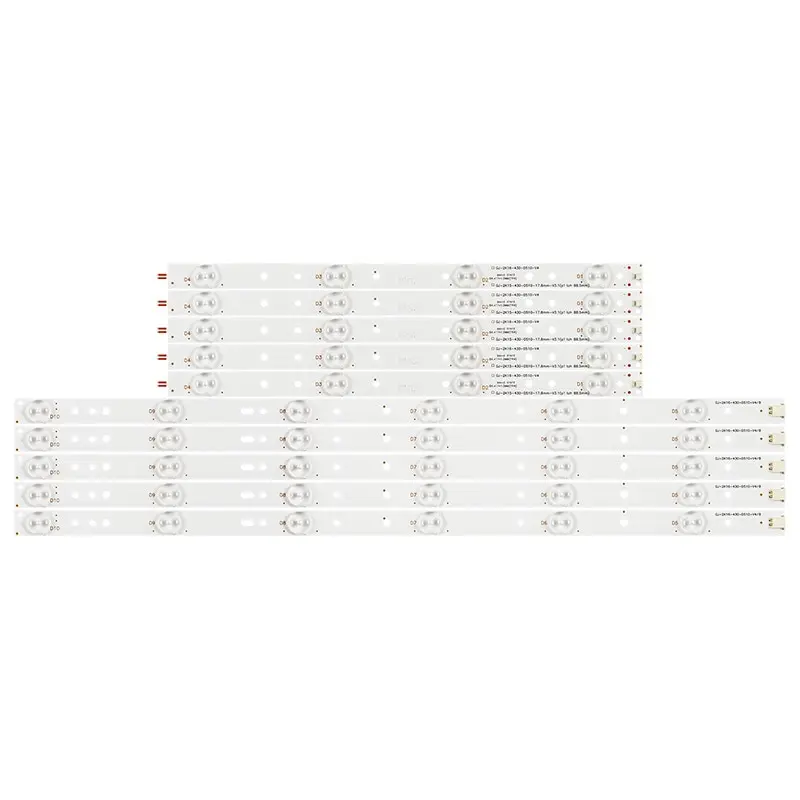 LED Backlight strip For 43" TV 43PFS4132 43PFS4112 43PFF5659/T3 43PFS5531/12 43PFS5532/12 BDL4330QL-00 LB-PF3528-GJD2P5C435X10 6