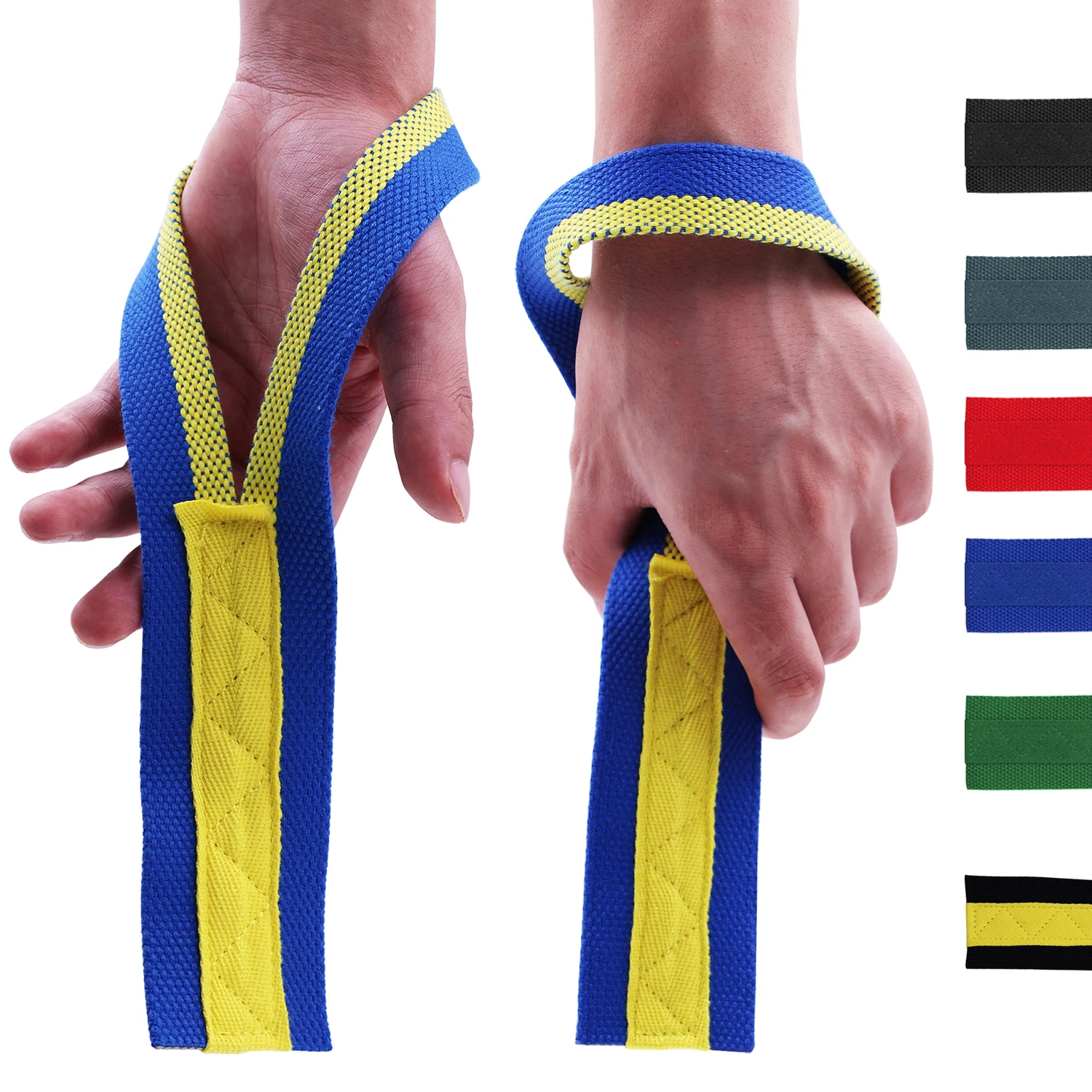 Gym Weight Lifting Wrist Straps for Weightlifting, Home Gym Deadlift Straps for Strength Training, Powerlifting Dumbbell Workout