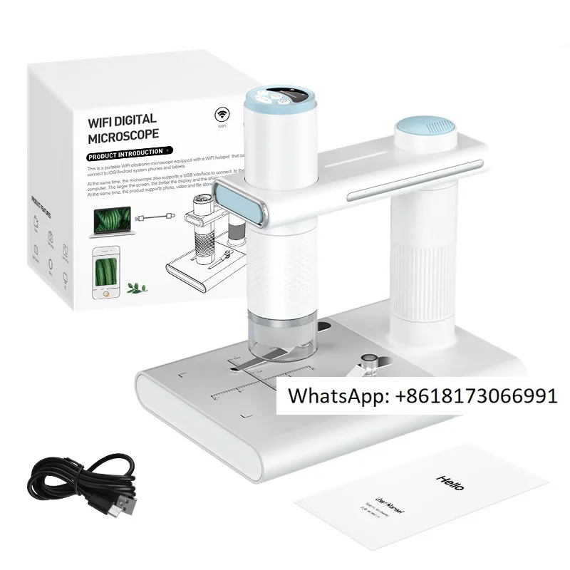 

New high-definition WiFi microscope USB electron microscope digital magnifying glass maintenance and testing tool