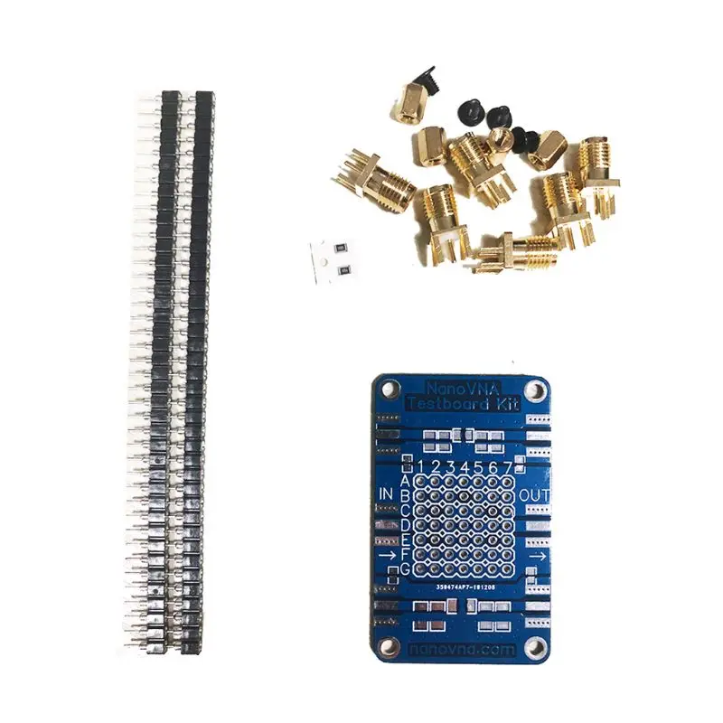 NanoVNA Testboard Web Test Board VNA RF Set Measurement DIP SMT Device Tool Spare Parts