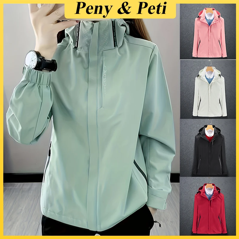 Hiking Jackets Womens Autumn Jacket Windproof Running Sports Coats Hiking Outerwear