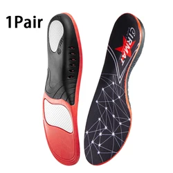Enhanced Sports Insoles with Arch Support and Shock Absorption - EU35 - 37 (Black)