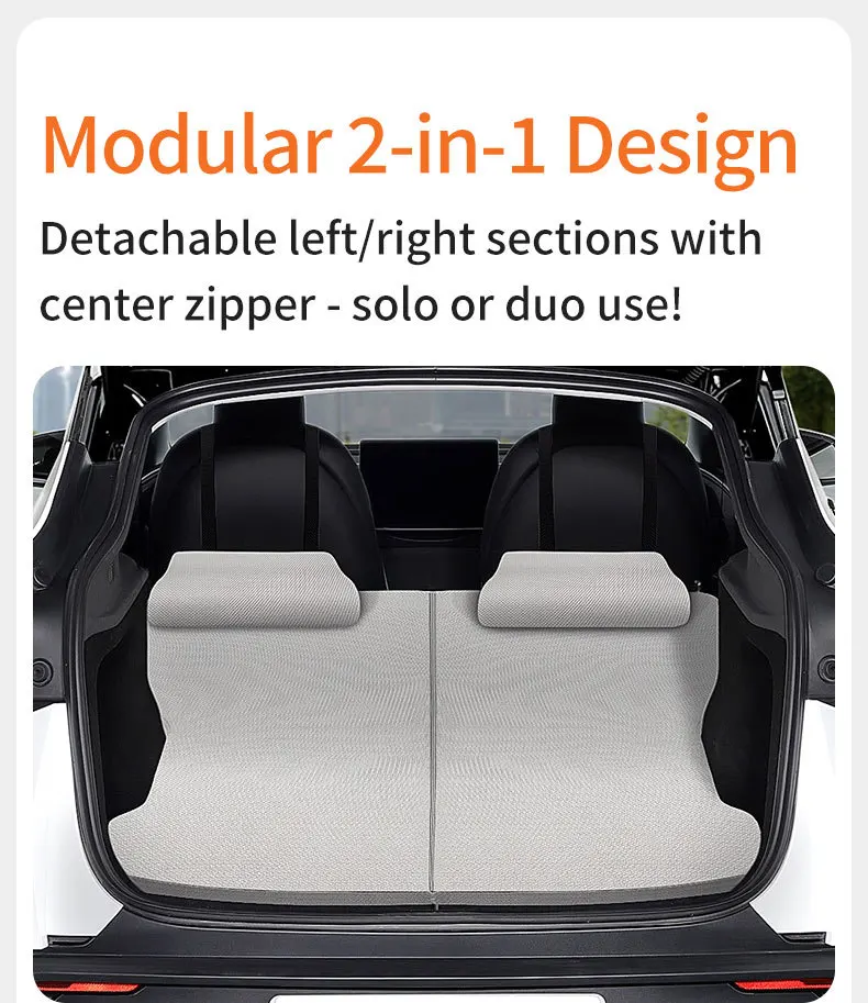 For Tesla Model Y Juniper 2020-2025 Camping Mattress Memory Sponge Mattress Car