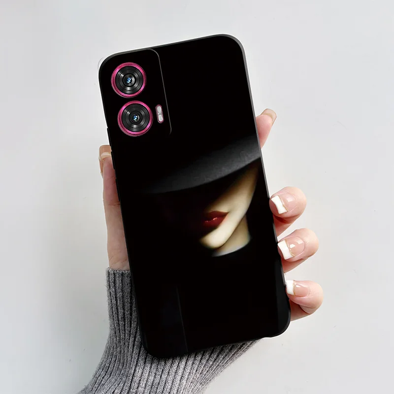 Silicone TPU Fashion Love Heart Cartoon Shockproof Phone Case for Motorola Edge 50 Fusion