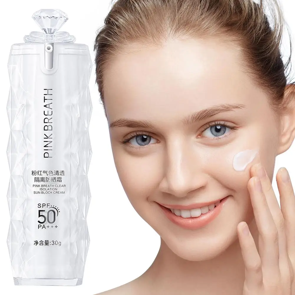 

Новинка отбеливающий солнцезащитный крем для лица и тела Spf50 + освежающий увлажнение с осветляющим эффектом консилер УФ 30 г защита Водонепроницаемый J5u9
