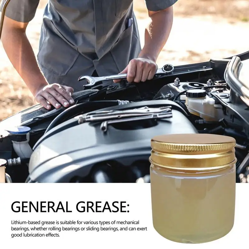 Lithium Grease General Purpose Lubricant 3.5Oz Waterproof Oil Lube High Temp Lubricant for Metal Equipment Protection car lubricant silicone grease lubricant silicone grease grease lubricant copper grease