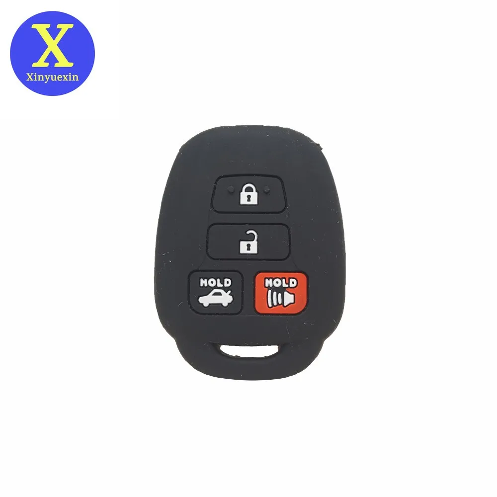 Xinyuexin Silicone Car Key Cover Case For Toyota 2012 2013 2014 Camry