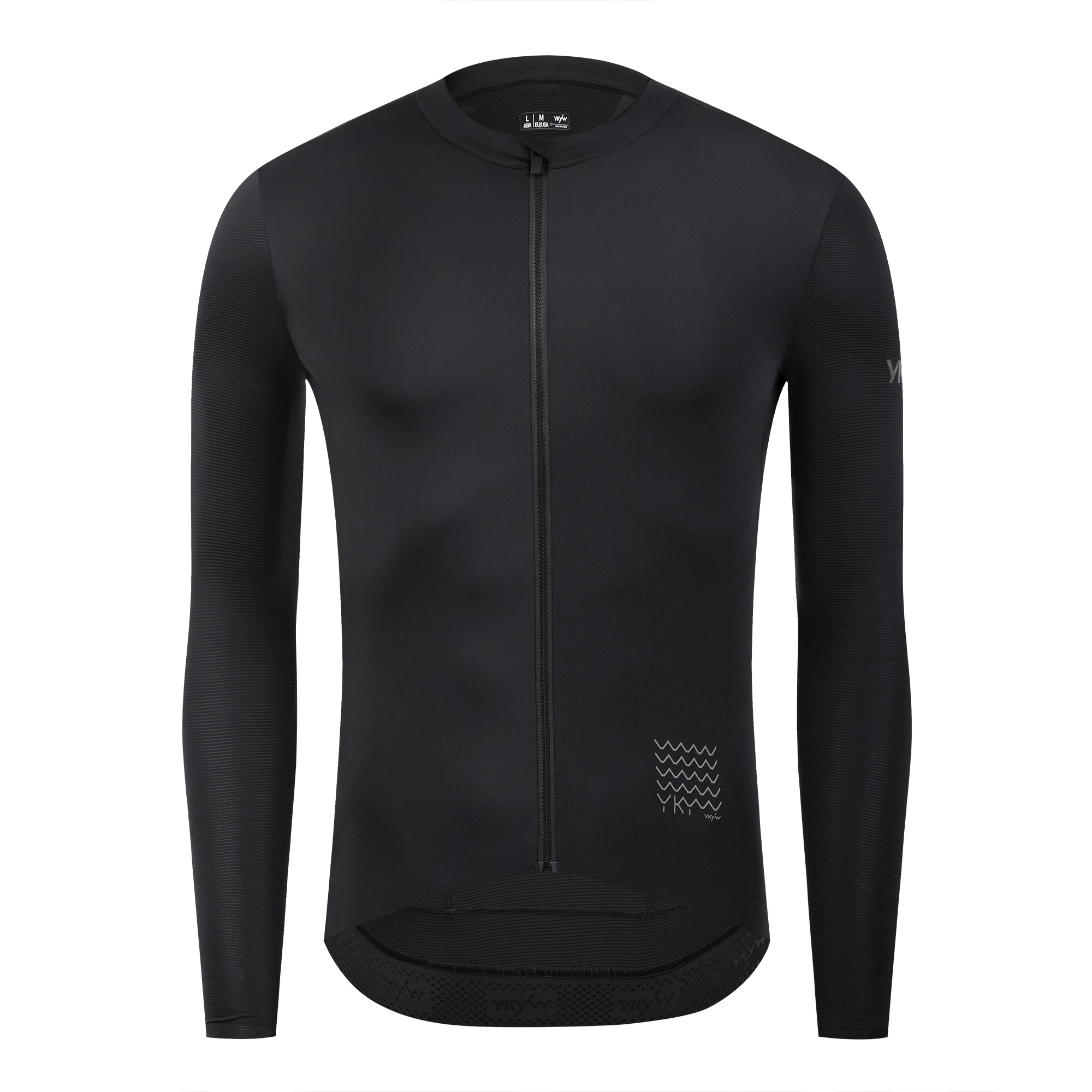 YKYW UPF 50+ Pro Team Thin Cycling Jersey Long Sleeve Men's