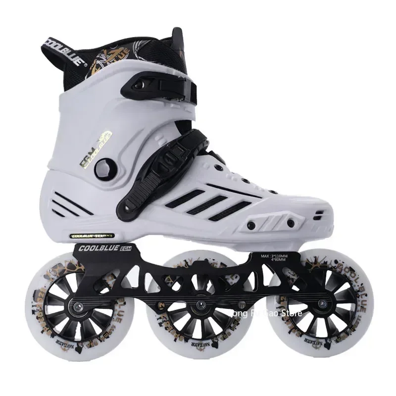 Roller skates Big three wheel speed skates adult professional racing roller skates adult roller skating children for men and women