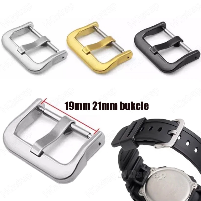 19mm 21mm Stainless Steel Buckle for Casio Strap Clasp for DW-5600GW-M5610G-1000GW-9400 Pin Buckles Watches Accessories watch buckle clasp watch buckle