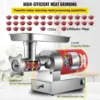 Electric Meat Grinder 661 Lbs/Hour1100 W Meat Grinder Machine 1.5 HP Electric Meat Mincer with 2 Grinding Plates 4