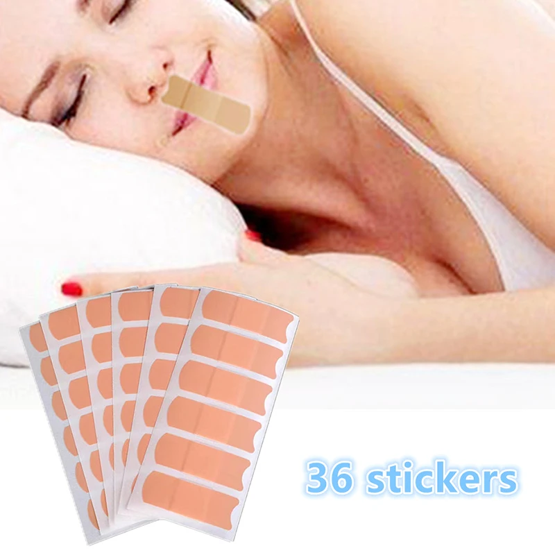 

36 шт./упаковка, наклейки против храпа