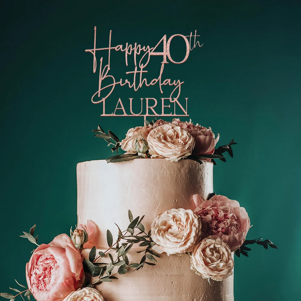 Personalized Birthday Cake Topper 4