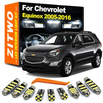 Canbus LED Interior Light Kit For Chevrolet Chevy Equinox 2005- 2013 2014 2015 2016 Dome Map Bulb Trunk Lamp Car Accessories 1