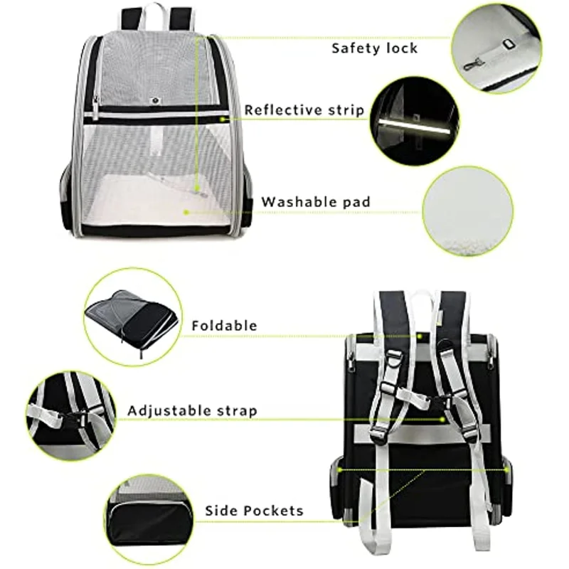 Innovative Travel Bubble Backpack, Pet Carriers for Cats and Dogs