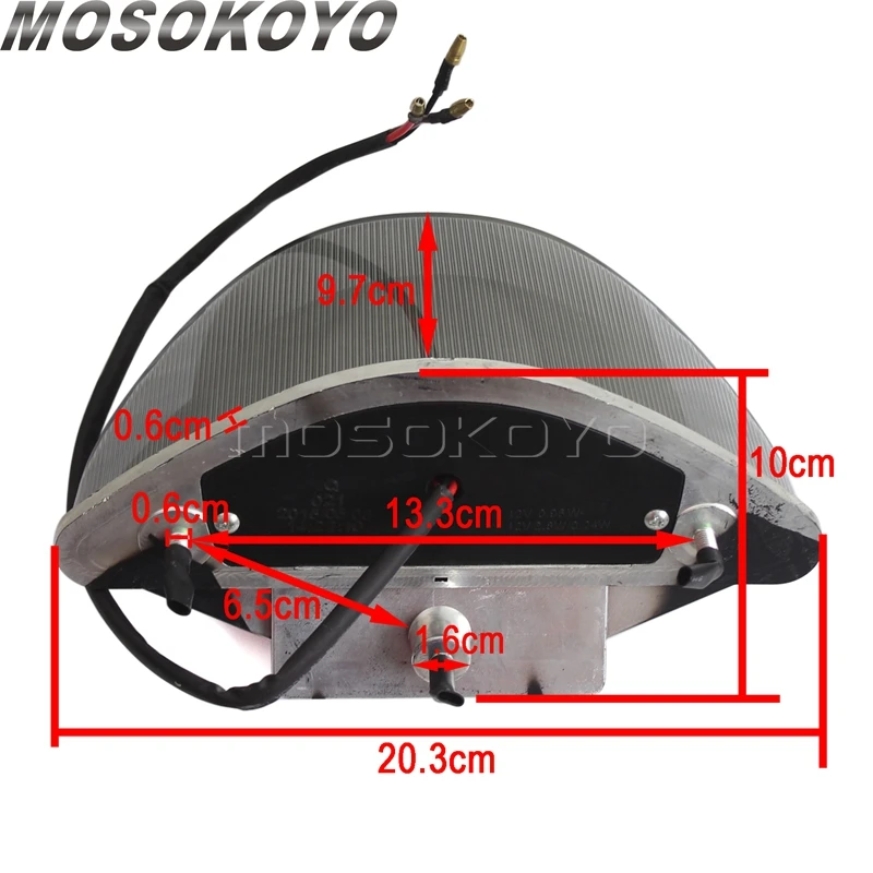 Motorcycle LED Rear Tail Light LED Brake Stop Lamp Taillight E4 E-Mark for BMW F650 F650GS F650ST F800S R1200GS Adventure R1200R motorcycle light motorcycle led lights