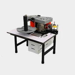 Woodworking Banding Machine Double Side Gluing Portable Edge Bander Woodworking Edge Banding Machine 220V 1100W