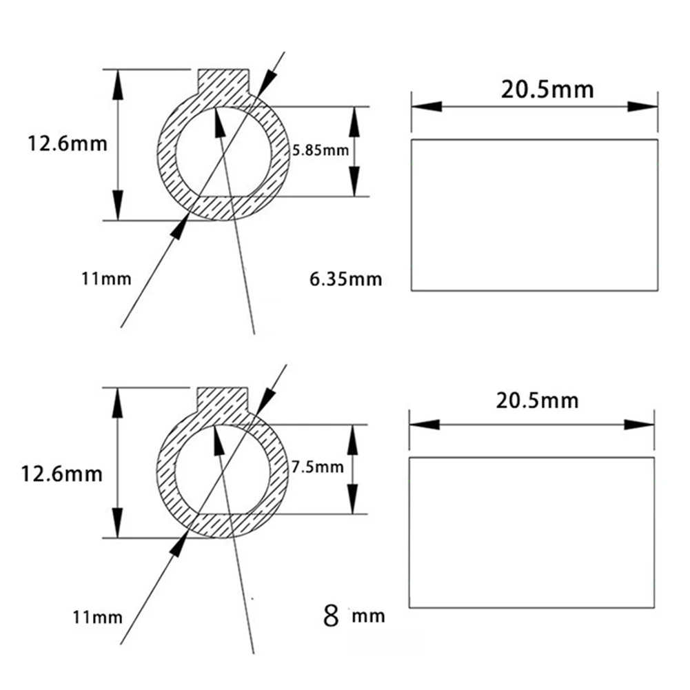 Supporto Albero Flessibile Con Manicotto In Ottone &ndash; 6.35mm (1/4&Prime;) Per Modelli Radiocomandati (RC)