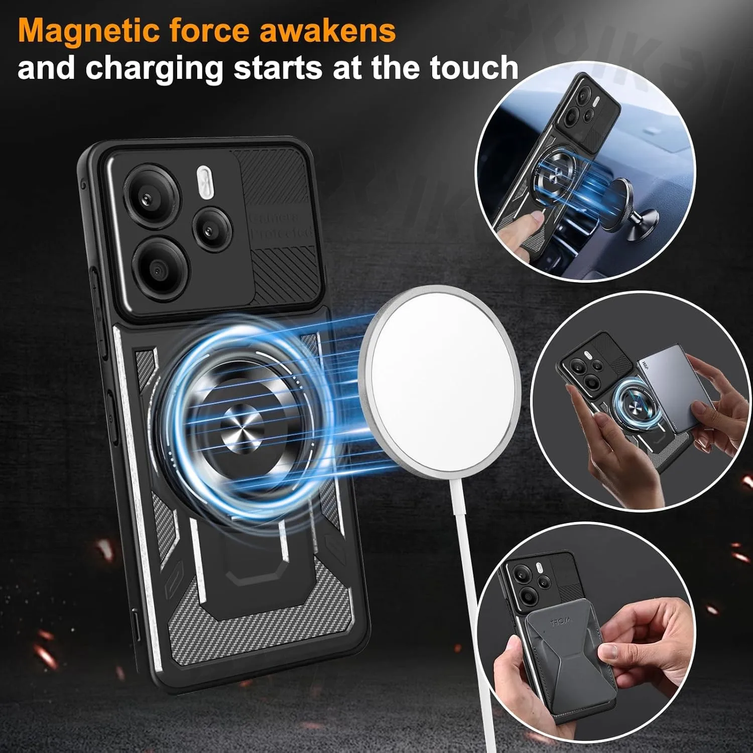 MagSafe Stand Magnetic Holder Kickstand Protection Case