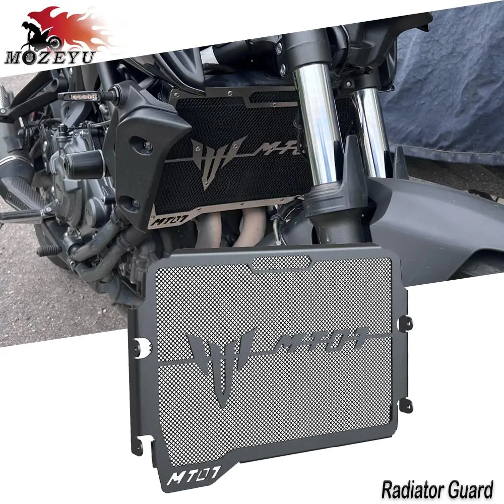 For 2014-2022 2023 MT07 MT-07 FZ07 Radiator Grille Guard Cover Protector