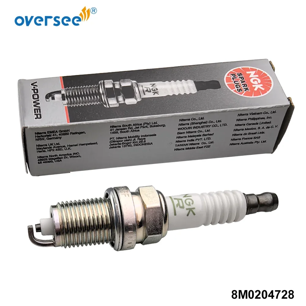 Spark Plug ZFR5F for Mercury EFI 4-Stroke Outboard Engine 65-150 HP Parts 8M0204728 (Original)