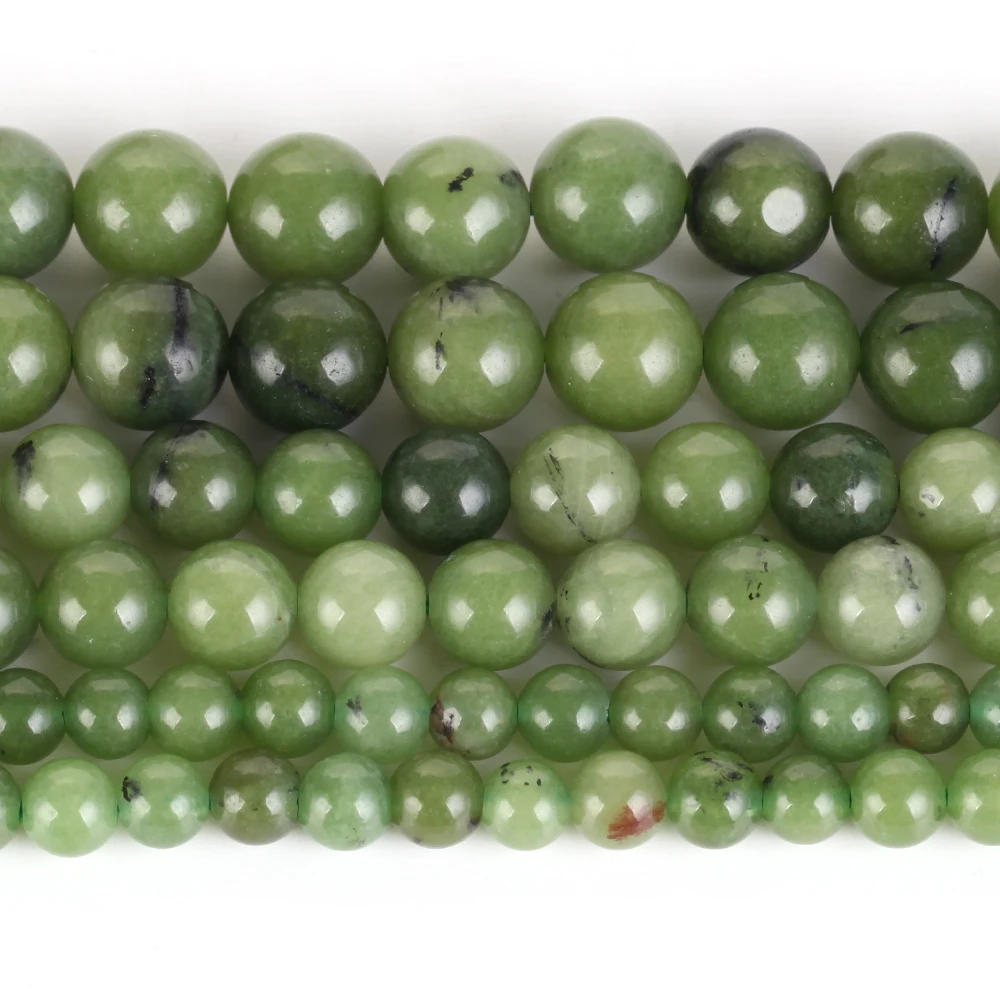 thumbnail image 1 of Cuentas de piedra natural de 4/6/8/10 mm, lava, amazonita, amatista, jade, cuentas redondas sueltas para hacer joyas, accesorios para pulseras DIY, 1 of 5