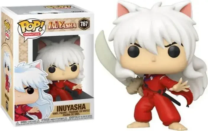 thumbnail image 4 of FUNKO POP Animation Evil Inuyasha 770# Red Eyes Figura exclusiva Inuyasha 767# Figura de acción Juguetes Decoración de coche Regalos para niños, 4 of 5