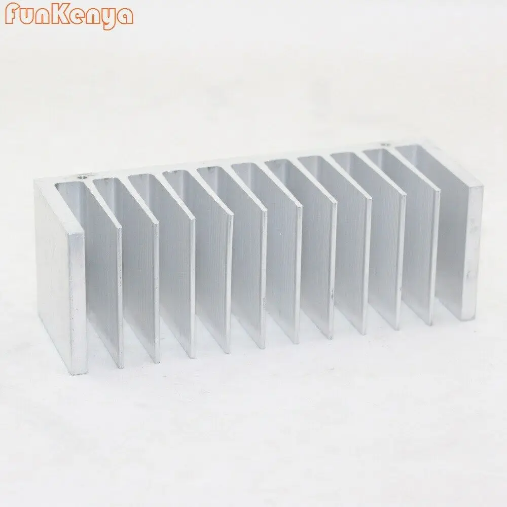 

Алюминиевый радиатор для платы усилителя, Новый радиатор усилителя, размер 130 мм * 45 мм * 45 мм