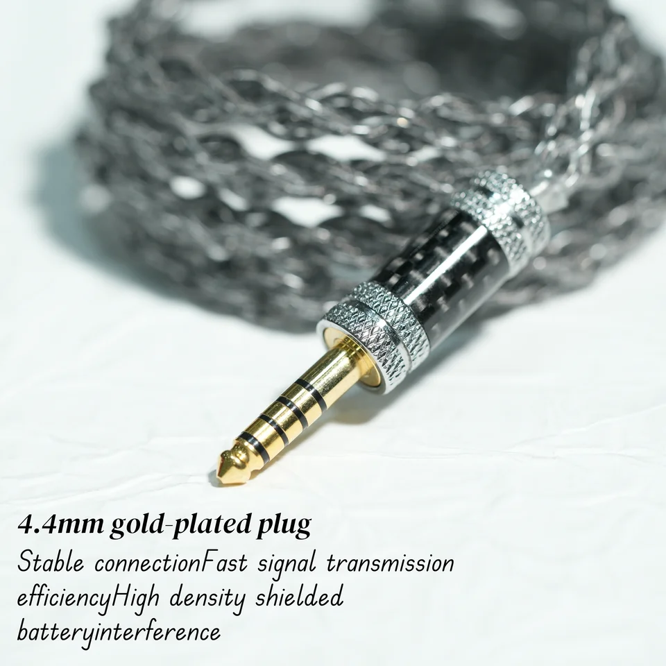 ZiSin-315 6-Core black In ear HIFI earphone upgrade cable 3.5/2.5