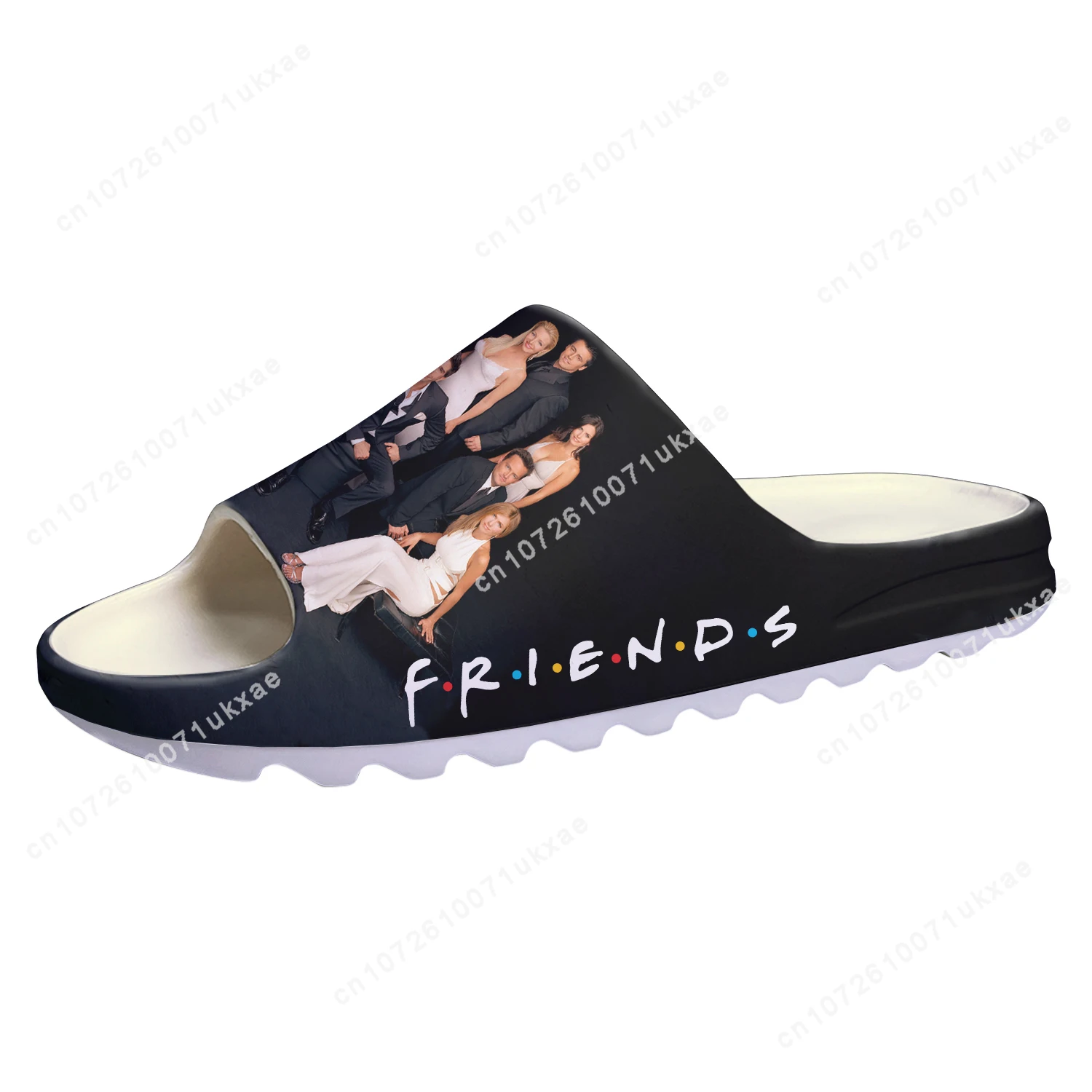 

Friends TV Show Central Perk Coffee Soft Sole Sllipers Home Clogs Customized Step On Water Shoes Mens Womens Teenager Sandals